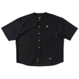 FAT｜SHEERBALL ベースボールシャツ｜BLACK