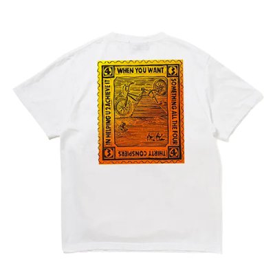 画像1: 430fourthirty｜AF "MX PYRAMID" S/S TEE｜WHITE