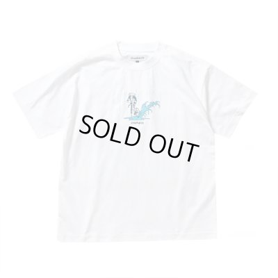 画像1: CHARI&CO x NAGA RAIN SKID TEE｜WHITE