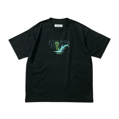 画像1: CHARI&CO x NAGA RAIN SKID TEE｜BLACK