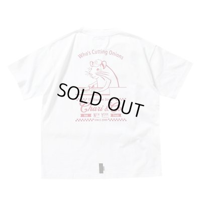 画像1: CHARI&CO｜WHO'S CUTTING ONIONS TEE｜WHITE