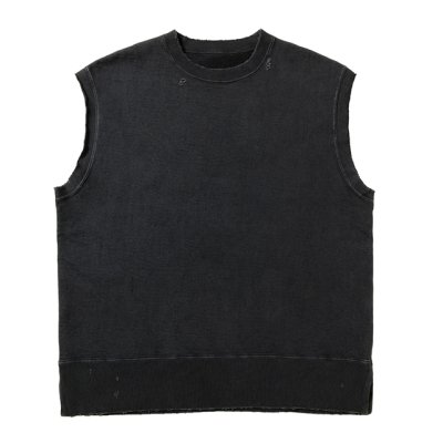 画像1: NEXUSVII.｜DAMAGED CREW VEST｜FADE BLACK