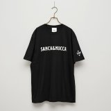 BOUNCE ORIGINAL｜ "SANCA&NUCCA" S/S TEE｜BLACK