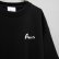 画像2: BOUNCE ORIGINAL｜バウンスオリジナル "TESOI" EMB S/S TEE｜BLACK (2)