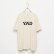 画像1: BOUNCE ORIGINAL｜ "YAD" S/S TEE｜VANILLA (1)