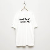 BOUNCE ORIGINAL｜ "WHAT THEY VINTE CRY." II S/S TEE｜WHITE
