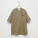 画像1: BOUNCE ORIGINAL｜バウンスオリジナル "TESOI" EMB S/S TEE｜SAND KHAKI (1)