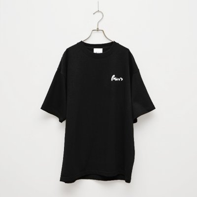 画像1: BOUNCE ORIGINAL｜バウンスオリジナル "TESOI" EMB S/S TEE｜BLACK