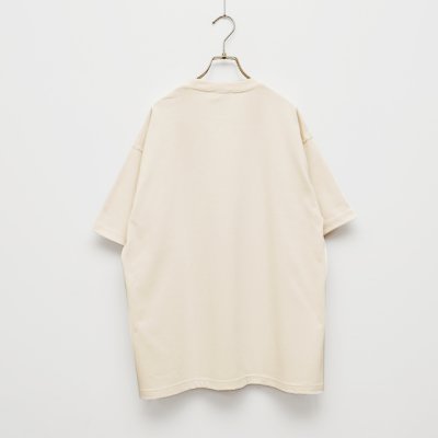画像3: BOUNCE ORIGINAL｜バウンスオリジナル "TESOI" EMB S/S TEE｜NATURAL