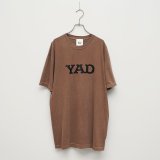 BOUNCE ORIGINAL｜ "YAD" S/S TEE｜CHOCOLATE