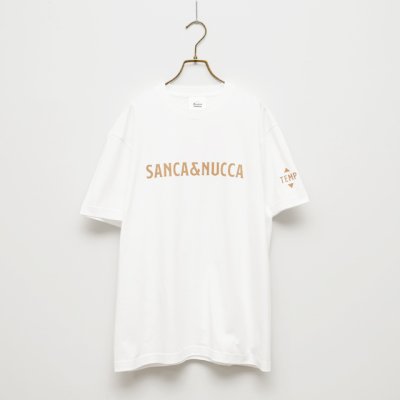 画像1: BOUNCE ORIGINAL｜ "SANCA&NUCCA" S/S TEE｜WHITE