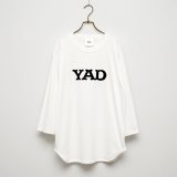 BOUNCE ORIGINAL｜ "YAD" 3/4 TEE｜WHITE