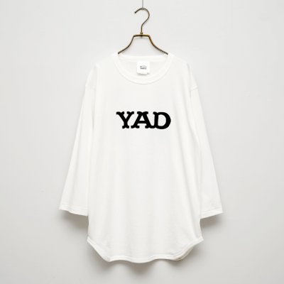 画像1: BOUNCE ORIGINAL｜ "YAD" 3/4 TEE｜WHITE