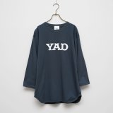 BOUNCE ORIGINAL｜ "YAD" 3/4 TEE｜BLUE GRAY