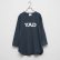 画像1: BOUNCE ORIGINAL｜ "YAD" 3/4 TEE｜BLUE GRAY (1)