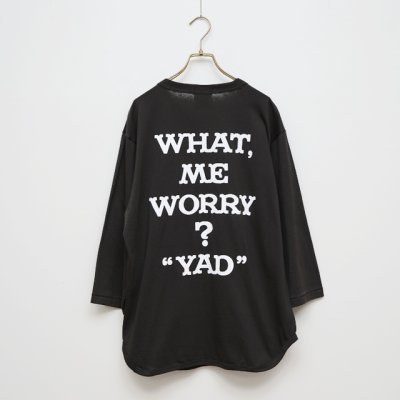 画像2: BOUNCE ORIGINAL｜ "YAD" 3/4 TEE｜SUMI BLACK