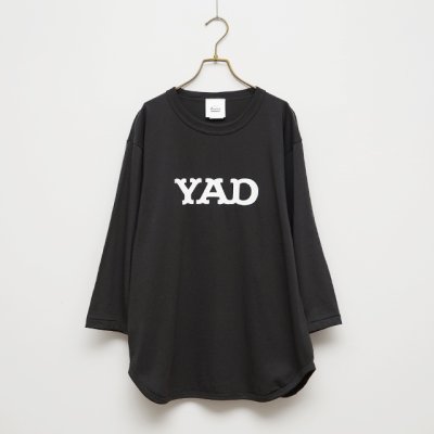 画像1: BOUNCE ORIGINAL｜ "YAD" 3/4 TEE｜SUMI BLACK