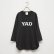 画像1: BOUNCE ORIGINAL｜ "YAD" 3/4 TEE｜SUMI BLACK (1)