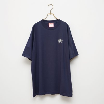 画像1: BOUNCE ORIGINAL｜LOGO S/S TEE｜NAVY