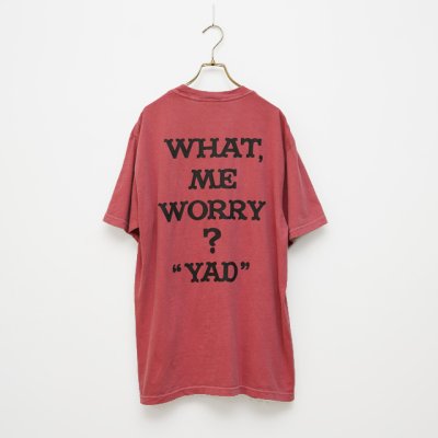 画像2: BOUNCE ORIGINAL｜ "YAD" S/S TEE｜CRANBERRY