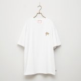BOUNCE ORIGINAL｜LOGO S/S TEE｜WHITE