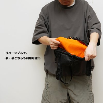 画像5: BOUNCE ORIGINAL| リバーシブル ショルダーバッグ|BLACK