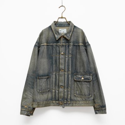画像1: NEXUSVII.｜DAMAGED ASMMTR DENIM JACKET｜INDIGO