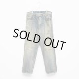 NEXUSVII.｜DAMAGED LOOSE DENIM PANTS｜INDIGO