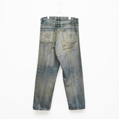 画像2: NEXUSVII.｜DAMAGED LOOSE DENIM PANTS｜INDIGO
