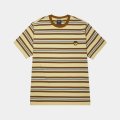 HUF｜BIG BLOCK STRIPE BOXY TOP｜CLAY