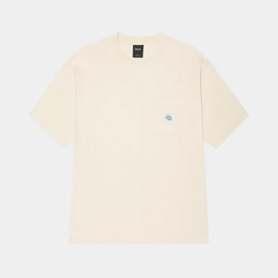 画像1: HUF｜TOTAL ECLIPSE KNIT BOXY TOP｜NATURAL