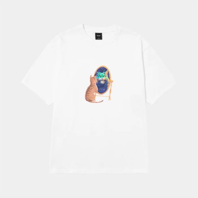 画像1: HUF｜MIRROR TEE｜WHITE