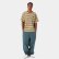 画像5: HUF｜BIG BLOCK STRIPE BOXY TOP｜CLAY (5)