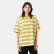 画像4: HUF｜BIG BLOCK STRIPE BOXY TOP｜PALE YELLOW (4)