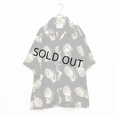 画像1: NEXUSVII.｜HAWAIIANSHIRT GRENADE｜BLACK×BEIGE