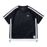 430fourthirty｜MESH ATHLETIC JERSEY メッシュアスレチックジャージ｜BLACK