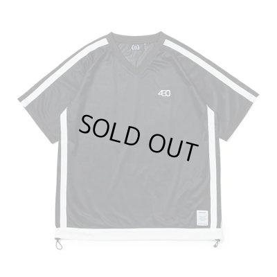 画像1: 430fourthirty｜MESH ATHLETIC JERSEY メッシュアスレチックジャージ｜BLACK