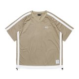 430fourthirty｜MESH ATHLETIC JERSEY メッシュアスレチックジャージ｜GRAY BEIGE