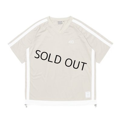 画像1: 430fourthirty｜MESH ATHLETIC JERSEY メッシュアスレチックジャージ｜GRAY BEIGE
