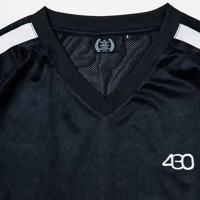 画像2: 430fourthirty｜MESH ATHLETIC JERSEY メッシュアスレチックジャージ｜BLACK