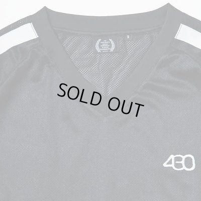 画像2: 430fourthirty｜MESH ATHLETIC JERSEY メッシュアスレチックジャージ｜BLACK