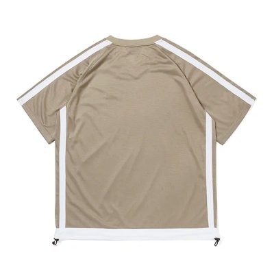 画像2: 430fourthirty｜MESH ATHLETIC JERSEY メッシュアスレチックジャージ｜GRAY BEIGE