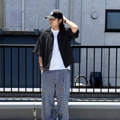 画像3: 430fourthirty｜S/S POLY OC WIDE SHIRT｜BLACK