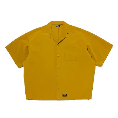 画像1: 430fourthirty｜S/S POLY OC WIDE SHIRT｜MUSTARD