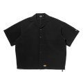 430fourthirty｜S/S POLY OC WIDE SHIRT｜BLACK