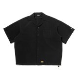 430fourthirty｜S/S POLY OC WIDE SHIRT｜BLACK