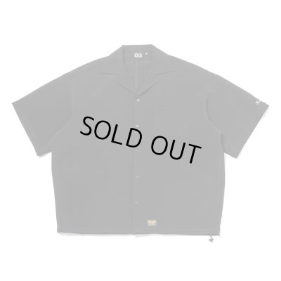 画像1: 430fourthirty｜S/S POLY OC WIDE SHIRT｜BLACK