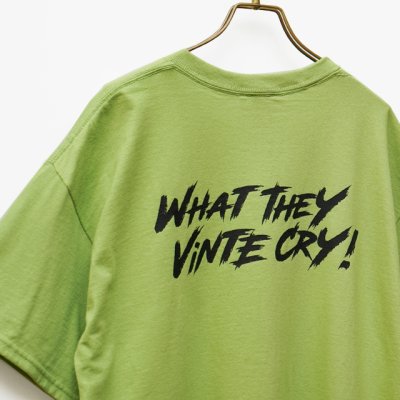 画像2: BOUNCE ORIGINAL｜ "WHAT THEY VINTE CRY." II S/S TEE｜GREEN