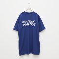 BOUNCE ORIGINAL｜ "WHAT THEY VINTE CRY." II S/S TEE｜BLUE