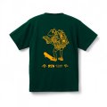 RUTSUBO×YU SUDA｜FROG EXPRESS S/S T-SHIRTS｜MOSS GREEN